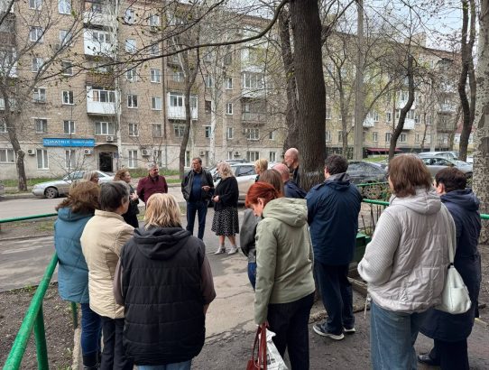 Встреча с населением на подведомственной территории
