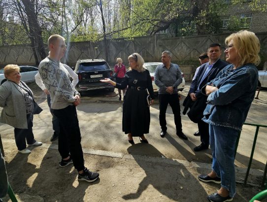 Встреча с населением на подведомственной территории