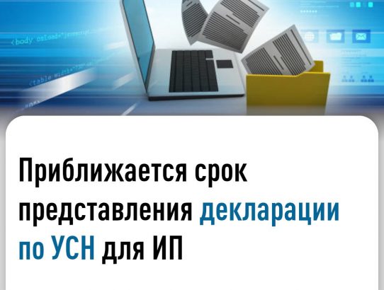 МИФНС России N3 по ДНР напоминает индивидуальным предпринимателям о представлении налоговой декларации по налогу.